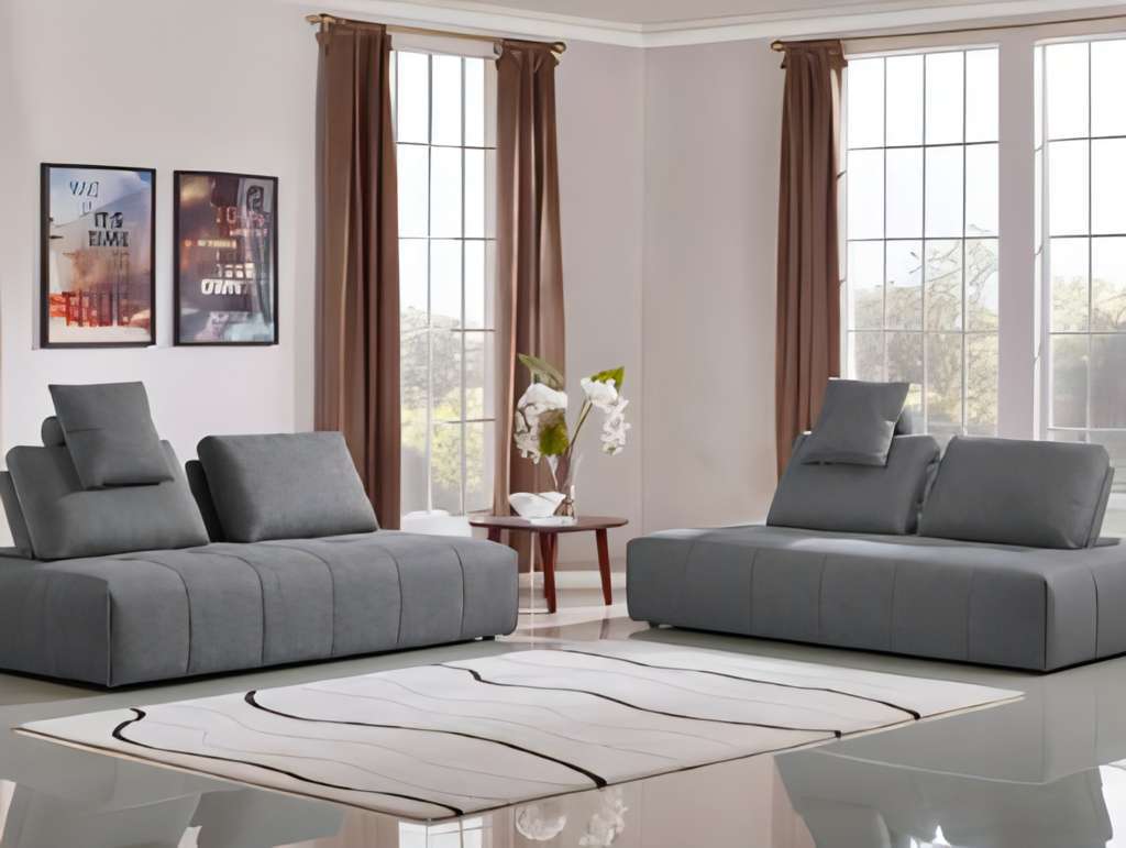 Upholstered Chase Lounge Sofa