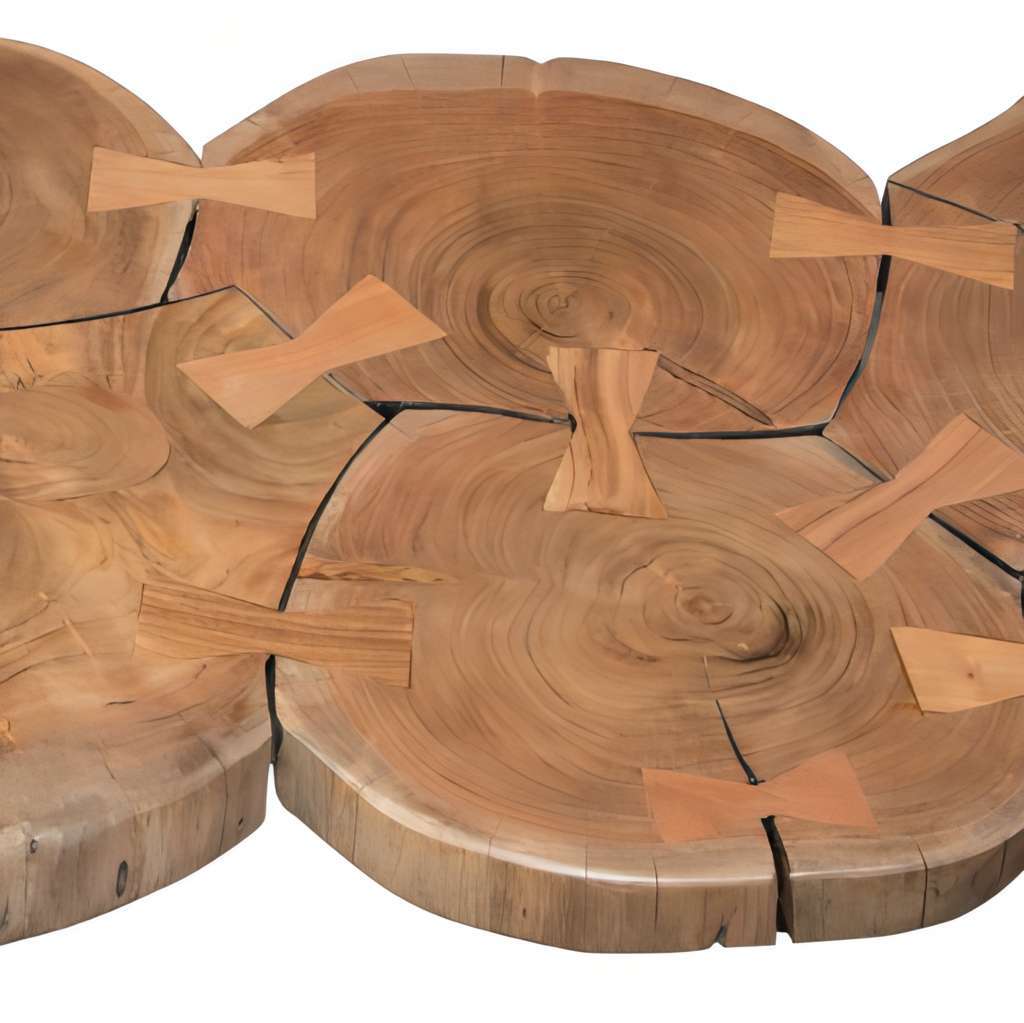 Joss Rectangle Coffee Table -Solid Mango Wood
