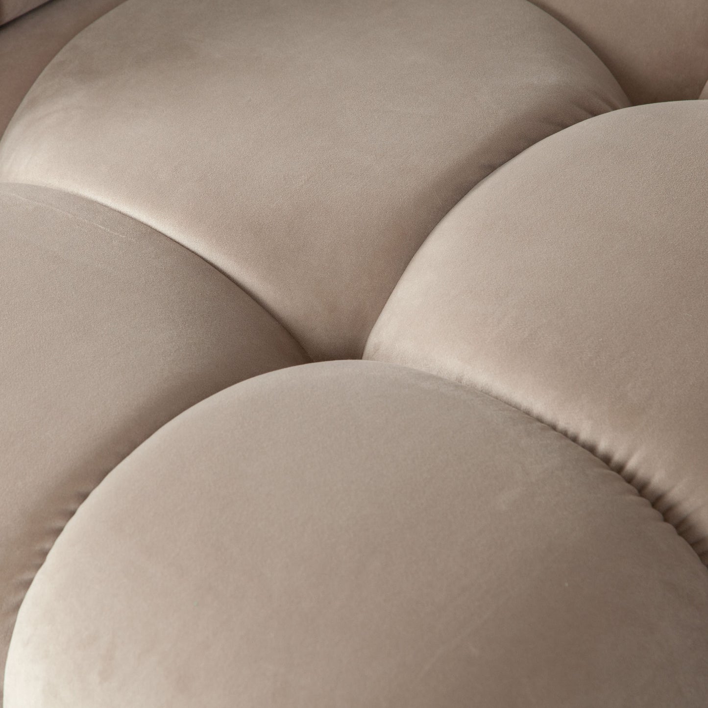 Paloma Modular Sofa, mink tan velvet