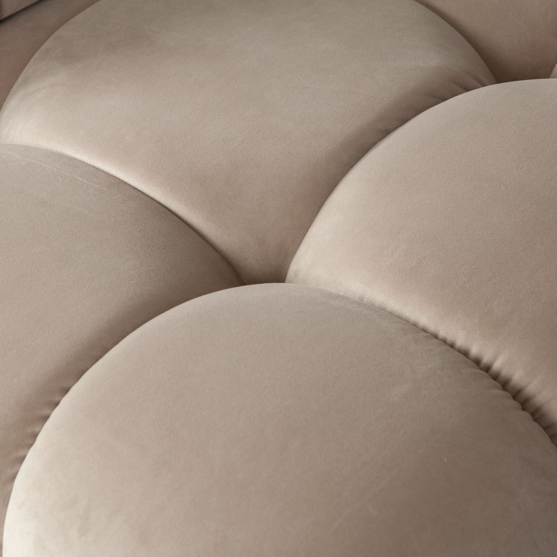 Paloma Modular Sofa, mink tan velvet