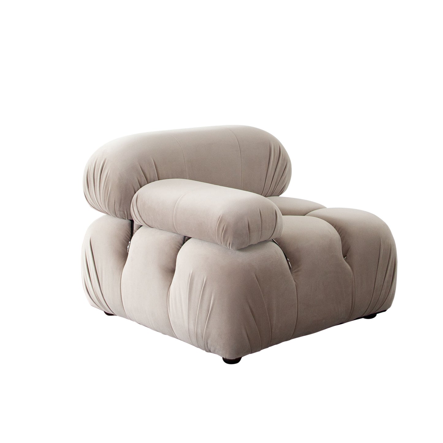 Paloma Modular Sofa, mink tan velvet