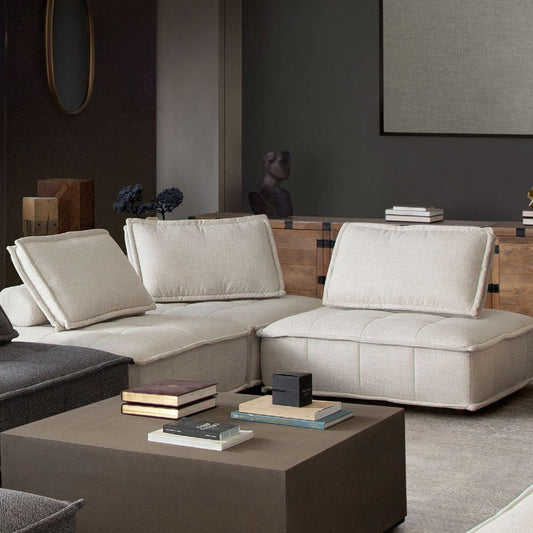 Platform 3 Piece Modular Sectional Sofa