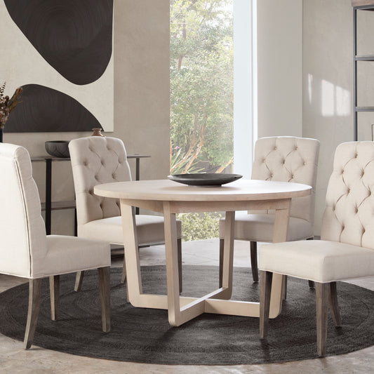 Solano 51" Round Dining Table By Diamond SofaSolano 51" Round Dining Table By Diamond Sofa