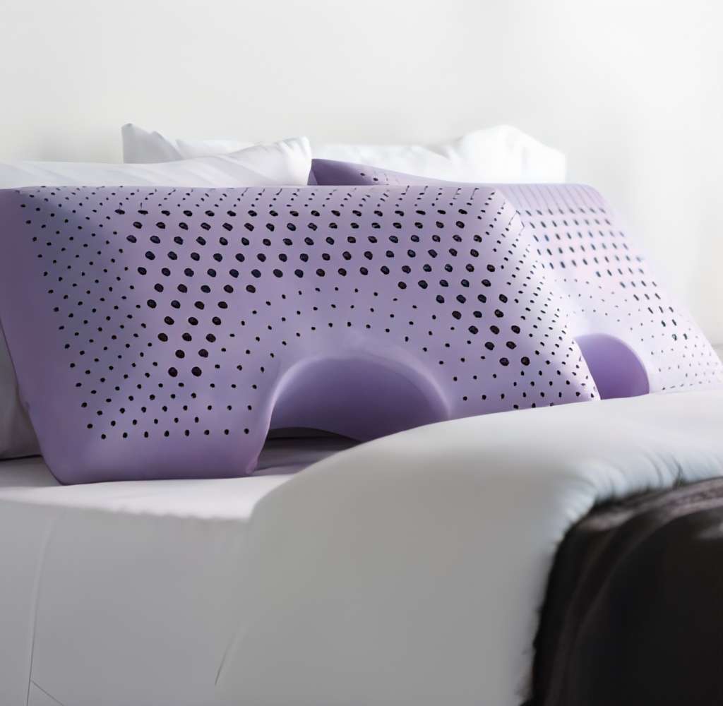 Malouf Z Zoned Activedough Lavender Pillows, King size