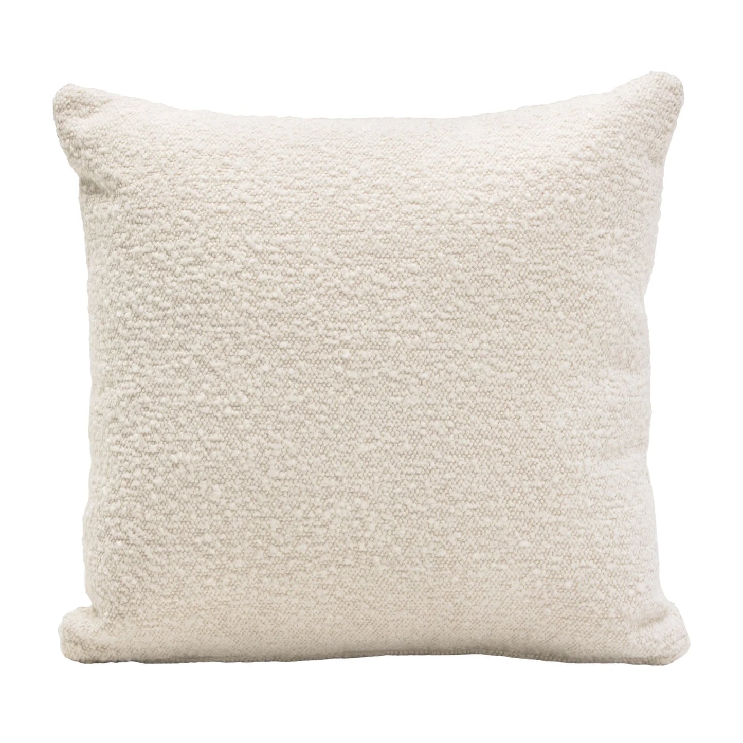 Velvet Throw Pillow, bone