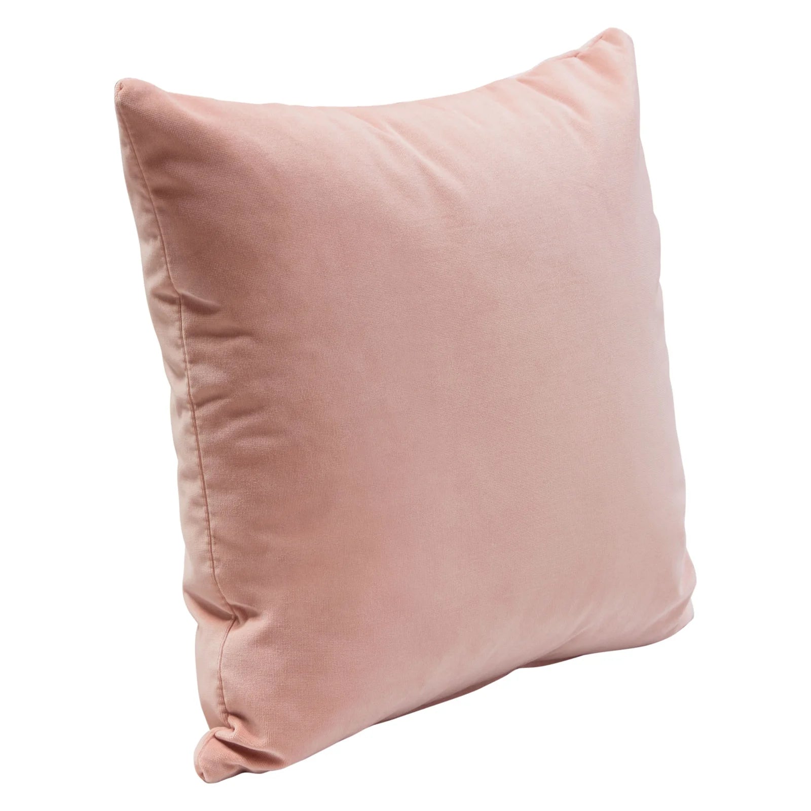 Velvet Throw Pillow, blush pink