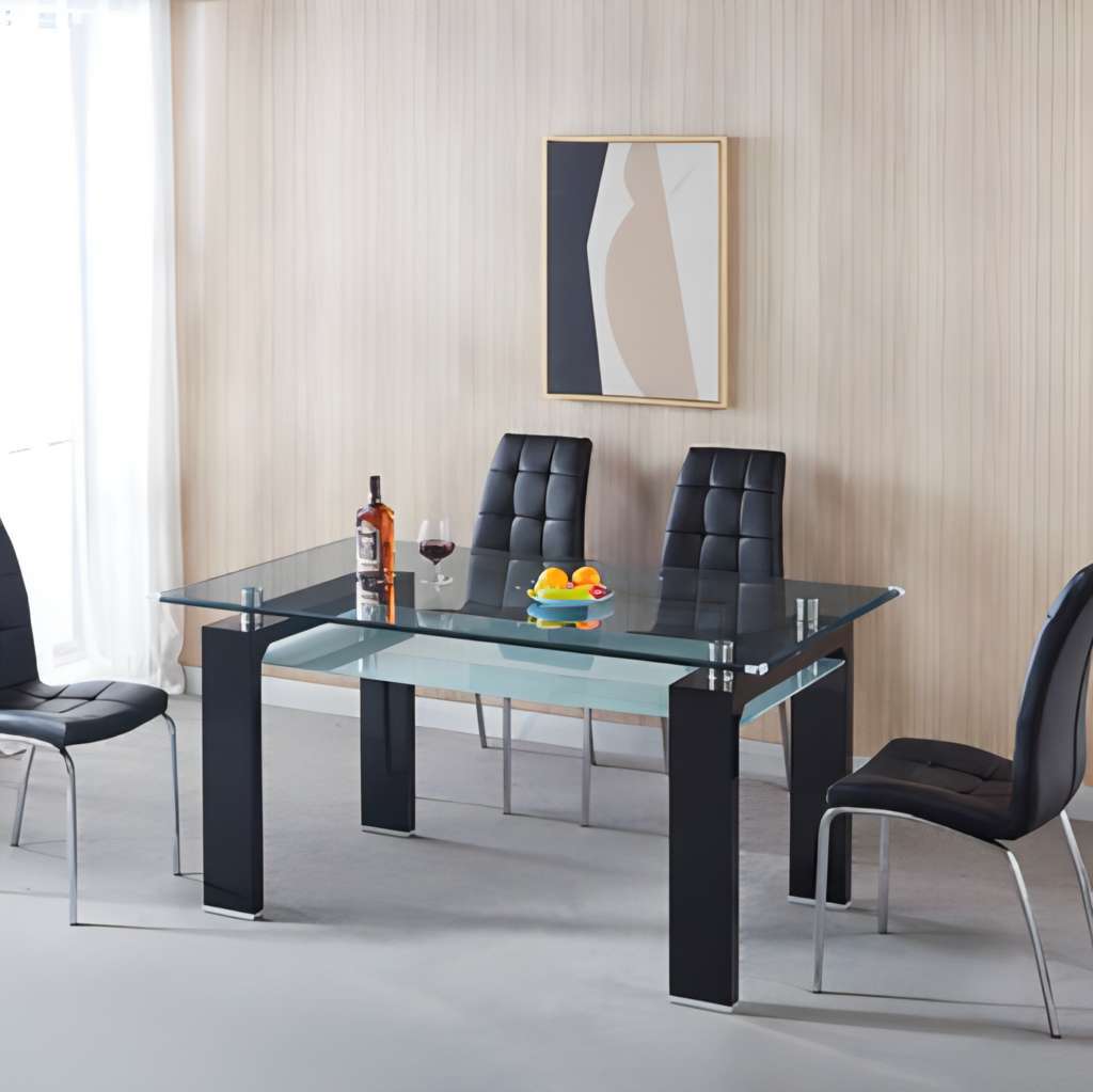 Tempered Glass Dining Table