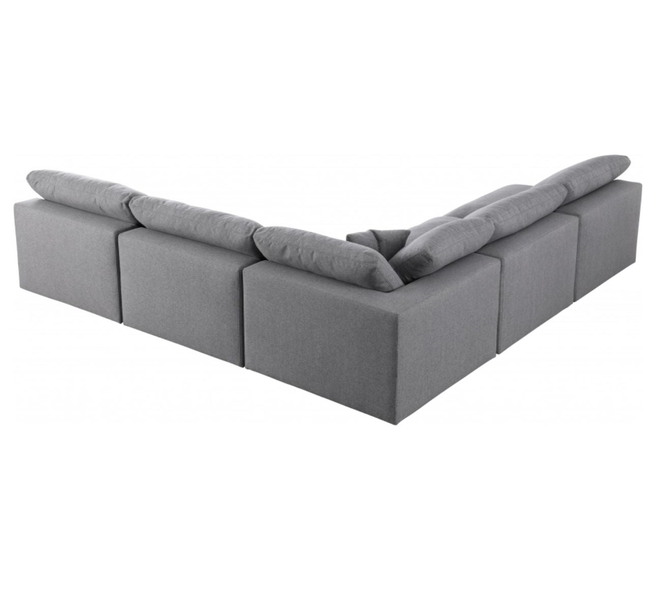 Open Box! Meridian Serene Deluxe Cloud  5 Piece Modular Sectional Sofa-Free Delivery