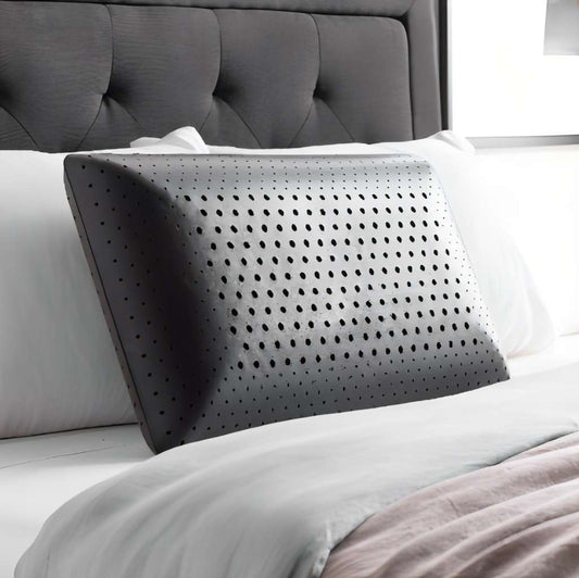 Malouf Bamboo Charcoal Bamboo Charcoal Zoned Pillows, Queen