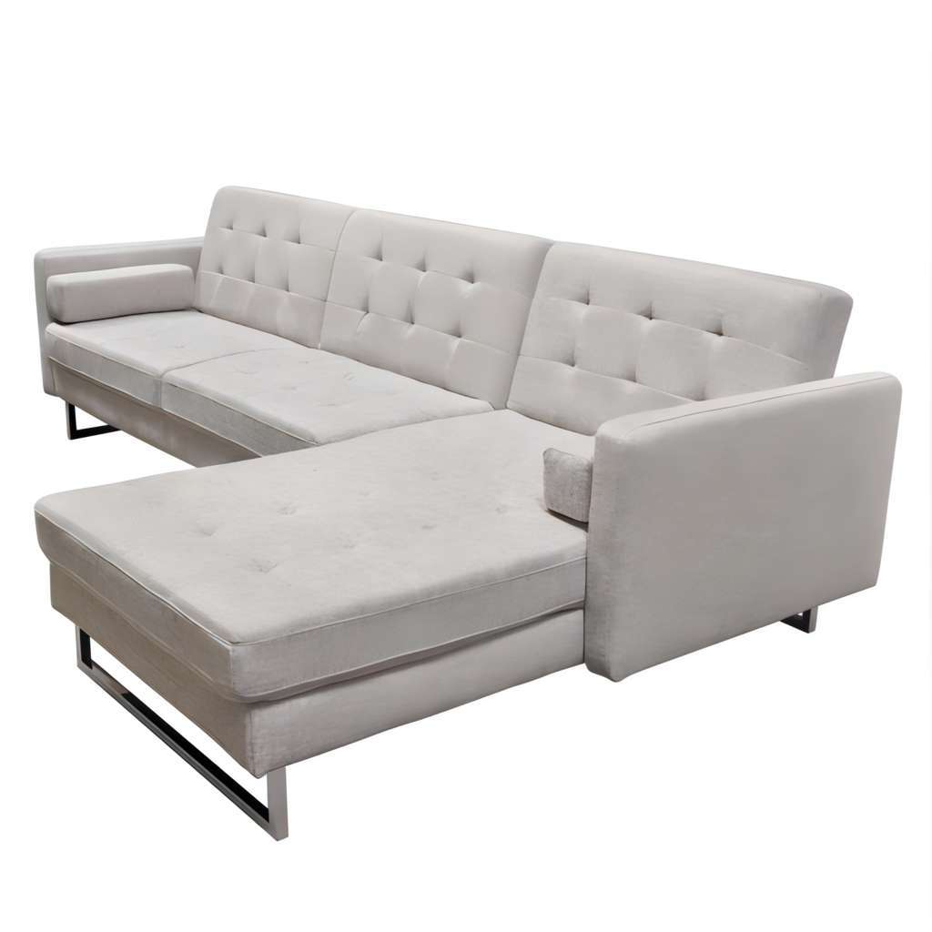 Diamond Sofa Barley Fabric Convertible RF Chaise Sectional