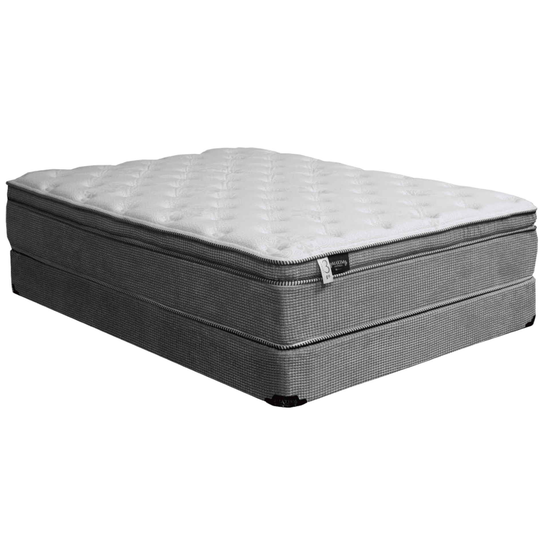 Latex 13' Pillow Top Mattress with Encased Coils