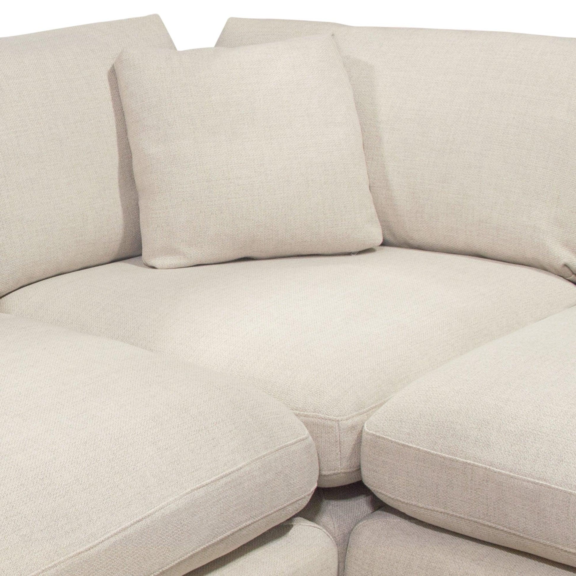 dionefurniture.myshopify.com-White fabric Right/Left Sectional Down-filled Sofa, Solid Wood Base